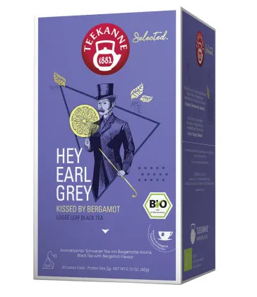 Teekanne BIO Selected Hey Earl Grey 25 sachets de 2 g, bio